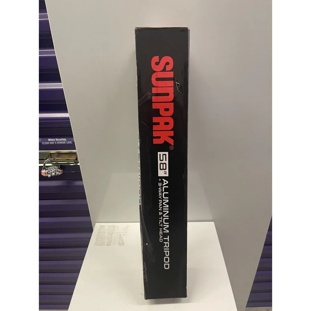 Sunpak 5858DLX Medium Duty Video Tripod - 620-585BB